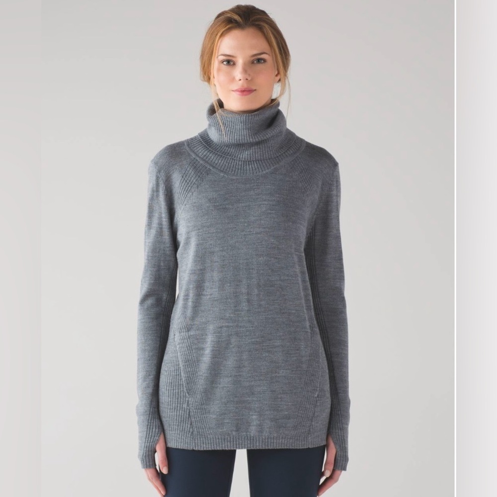 Lululemon Sweat And Savasana Sweater
Heathered Medium Grey